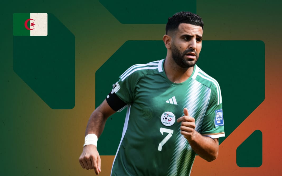 Footballeur algérien en action lors du CAN 2024.