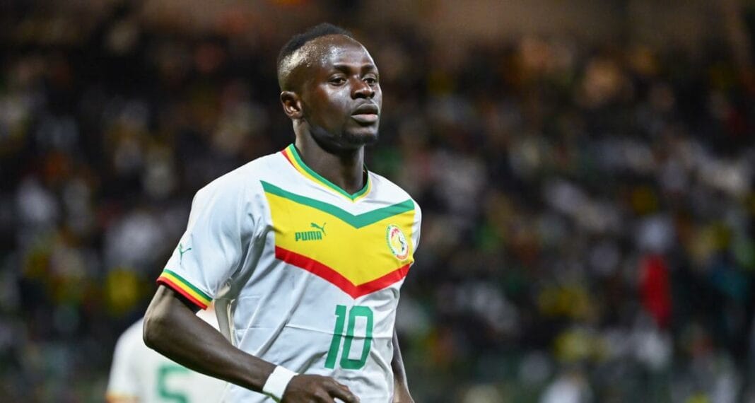 Sadio Mané, star sénégalaise, lors de la CAN 2023, en quête du titre de meilleur buteur.