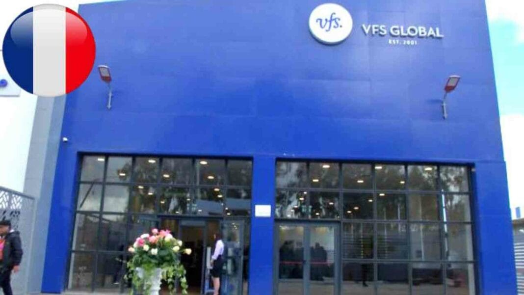 Bâtiment de VFS Global à Alger pour demandes de visa France.