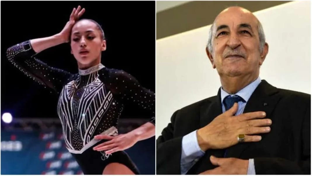 « Il m’a dit que… »,Voici ce qu’a dit Tebboune à Kaylia Nemour Kaylia Nemour, athlète algérienne, lors d'une compétition de gymnastique.