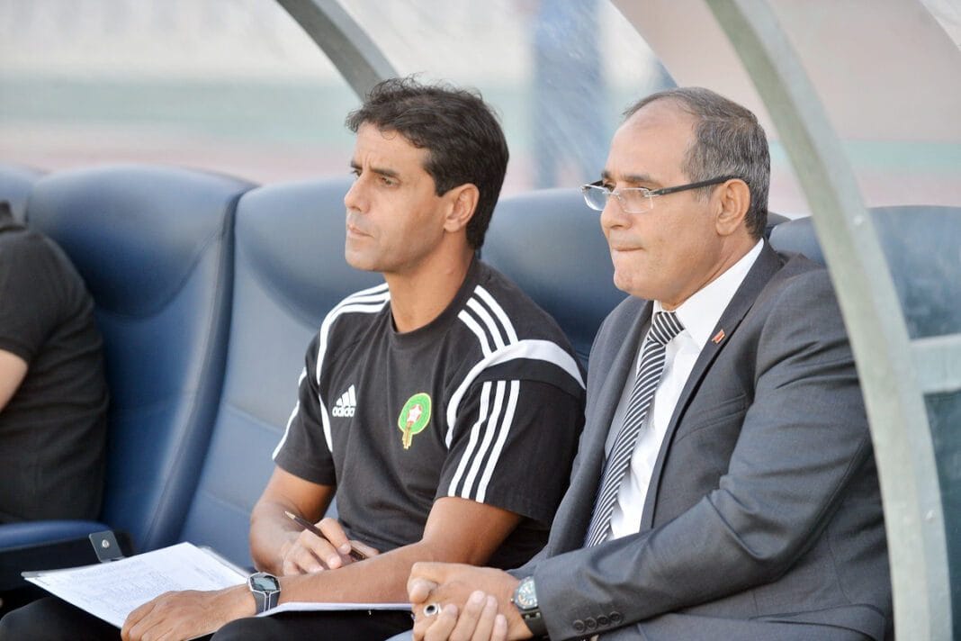 Maroc : Said Chiba, nouvel entraîneur des lions de l’Atlas Said Chiba, nouveau coach des Lions de l'Atlas en conférence de presse.
