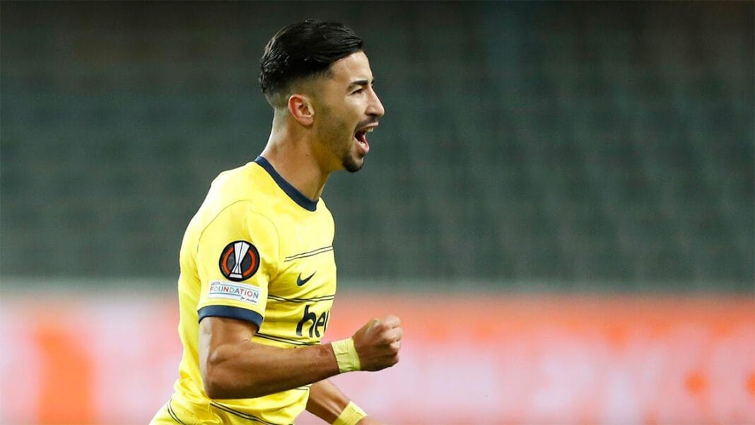 Mohamed Amoura est honoré d’une prestigieuse récompense en Belgique Mohamed Amine Amoura lors d'un match avec le Royal Union Saint-Gilloise.