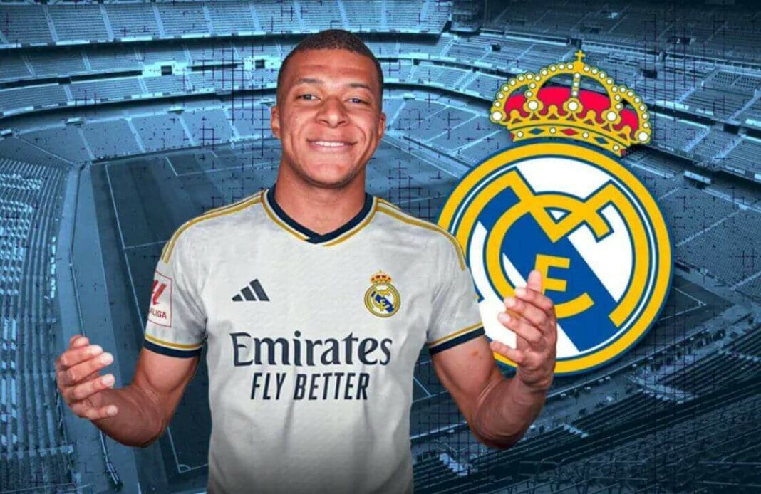 Kylian Mbappé au Real Madrid : un nouveau chapitre s’ouvre pour la star française Kylian Mbappé en maillot du Real Madrid dans un stade vide.