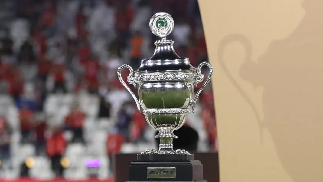 Trophée de la Super Coupe d'Afrique 2024 à Riyadh.