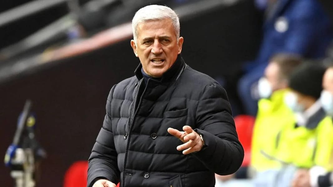 Vladimir Petkovic, entraîneur, lors d'une rencontre de football.