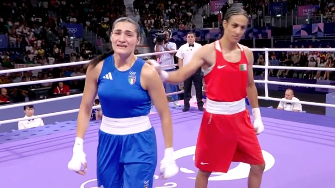 Imane Khelif accorde le pardon à Angela Carini : un geste de grande classe qui réhausse l’image de la boxeuse algérienne Boxeuses féminines après un match olympique à Tokyo 2020.