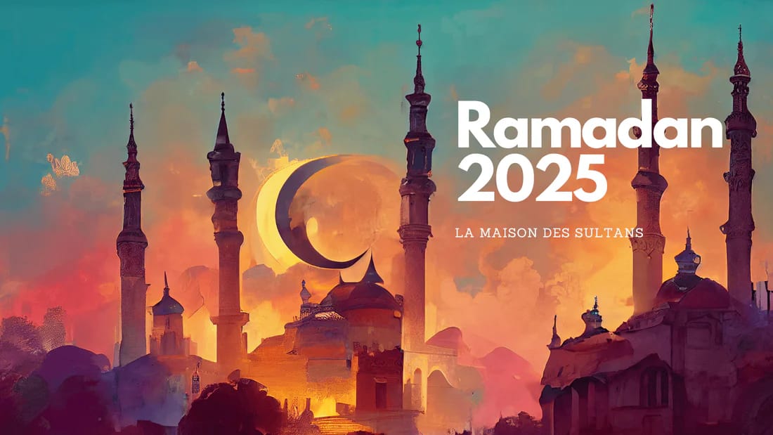 Ramadan 2025 : une date confirmée par les calculs astronomiques Image artistique d'une mosquée avec croissant de lune pour Ramadan 2025.