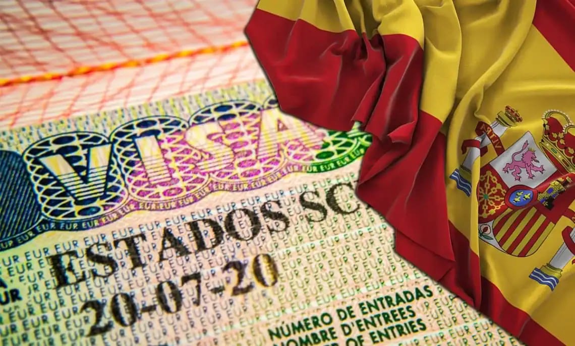 Billet d'entrée pour le match Espagne avec drapeau espagnol.