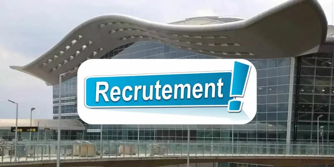 Annonce de recrutement à l'aéroport d'Alger pour divers postes.