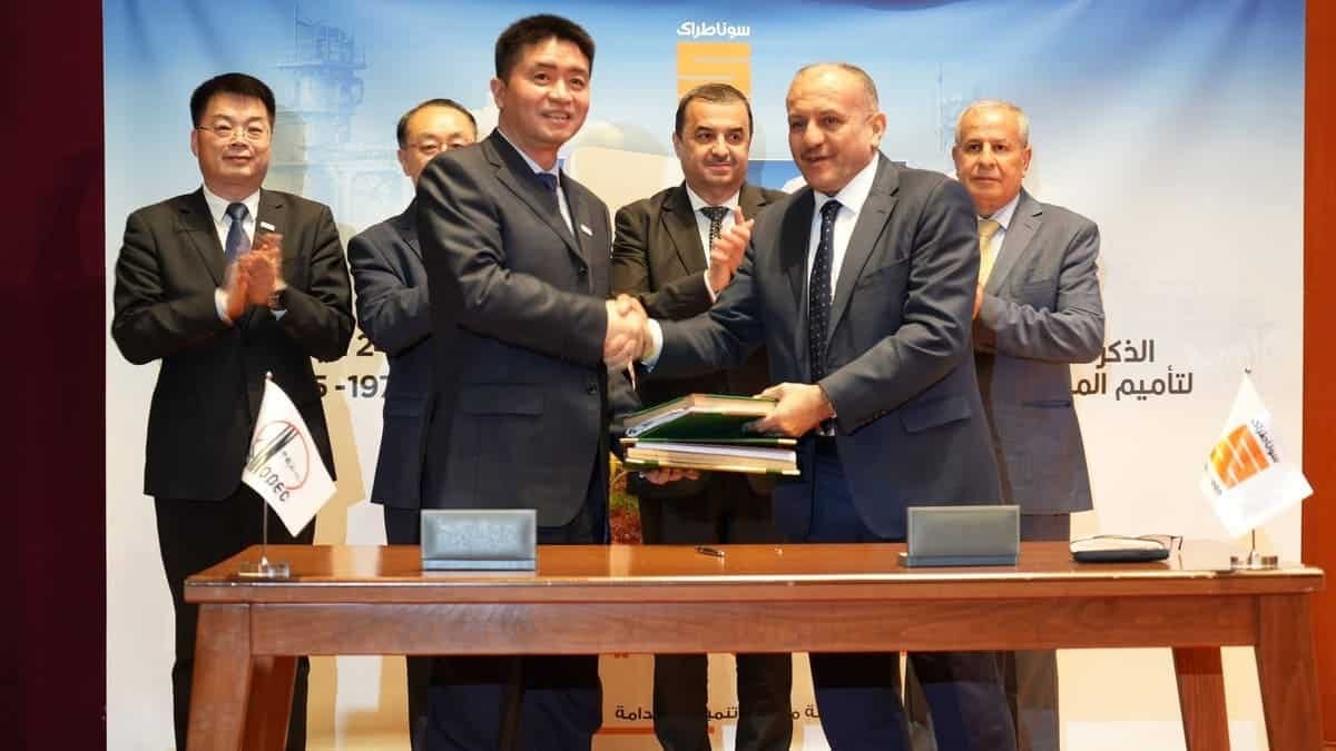 Sonatrach et Sinopec signent un accord stratégique de 850 millions de dollars