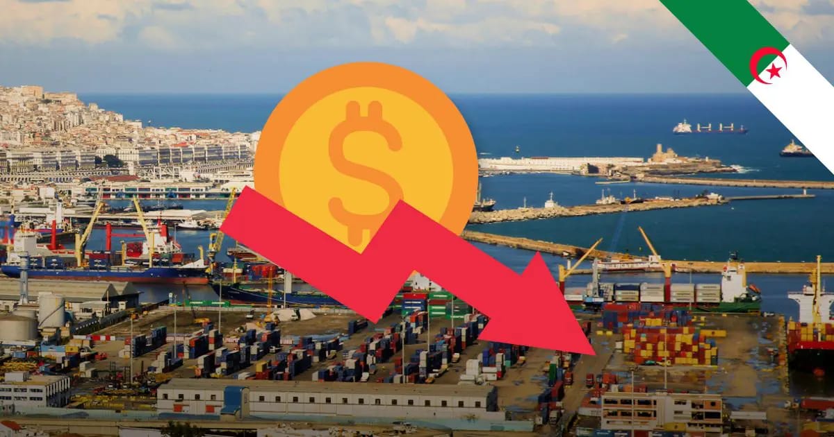 L’Algérie enregistre un déficit record de 269 milliards DA dans son commerce extérieur selon l’ONS