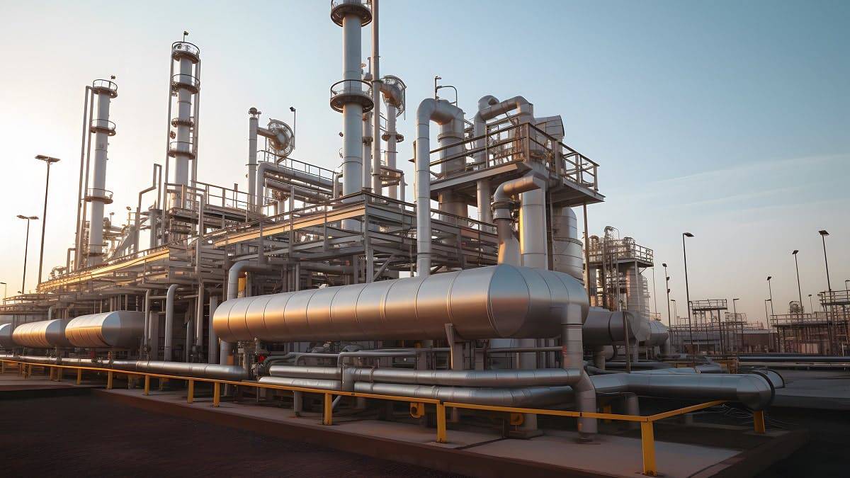 Installation industrielle pétrolière en Algérie pour projets d'hydrocarbures 2026.