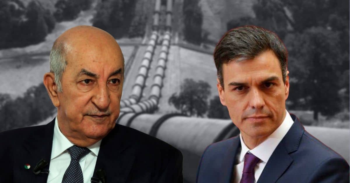 Tebboune et Sanchez lors d'une réunion diplomatique importante.