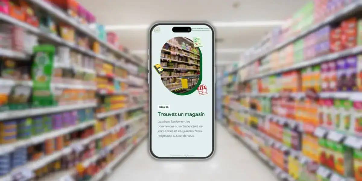 Application mobile pour signaler magasins avec hygiène douteuse.
