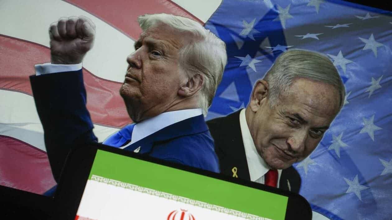 Donald Trump et Benjamin Netanyahu lors d'une réunion politique.
