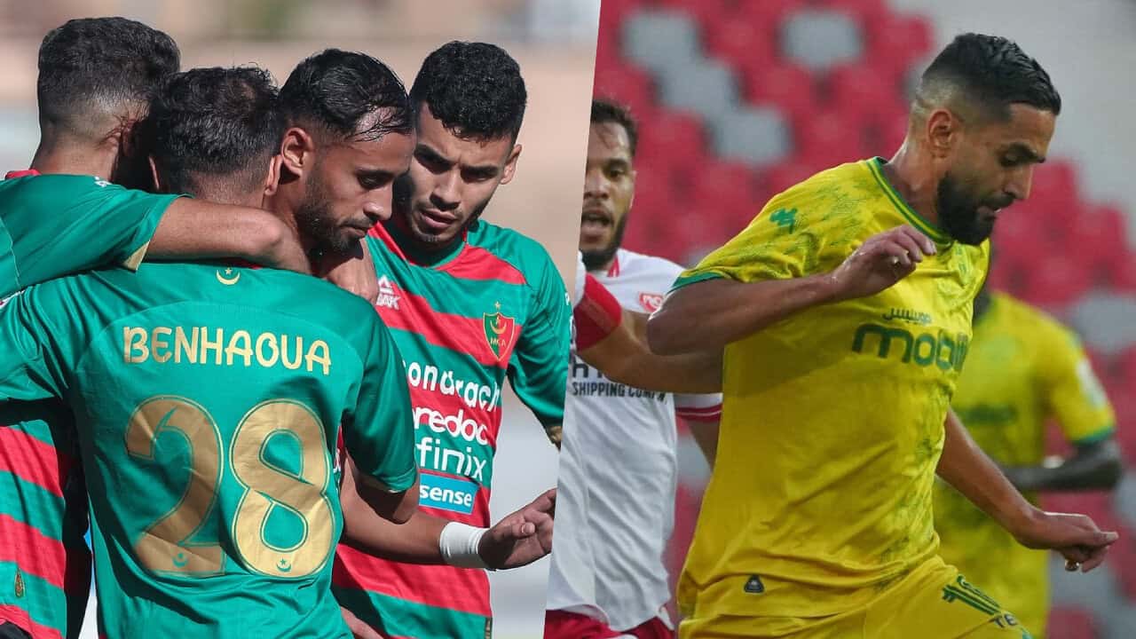 Joueurs de football en action lors d'un match de Ligue 1.