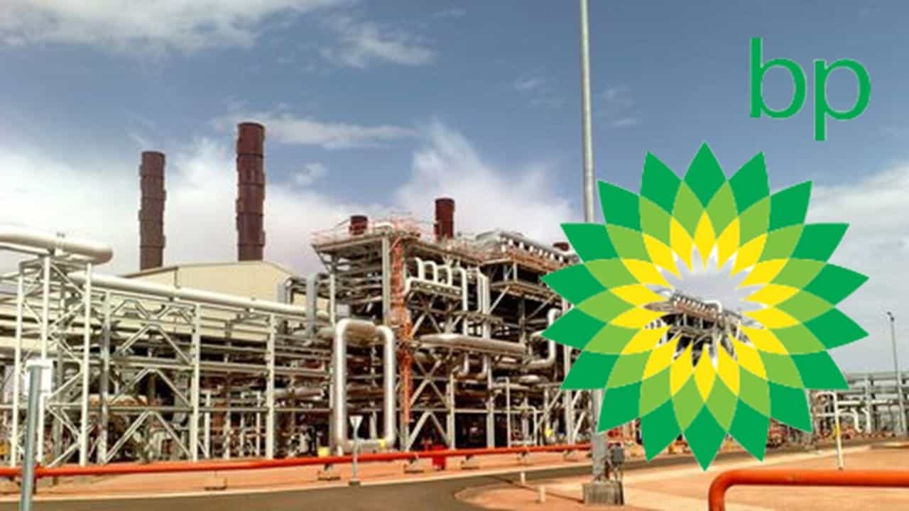 Installation pétrolière BP dans le bassin est-algérien.