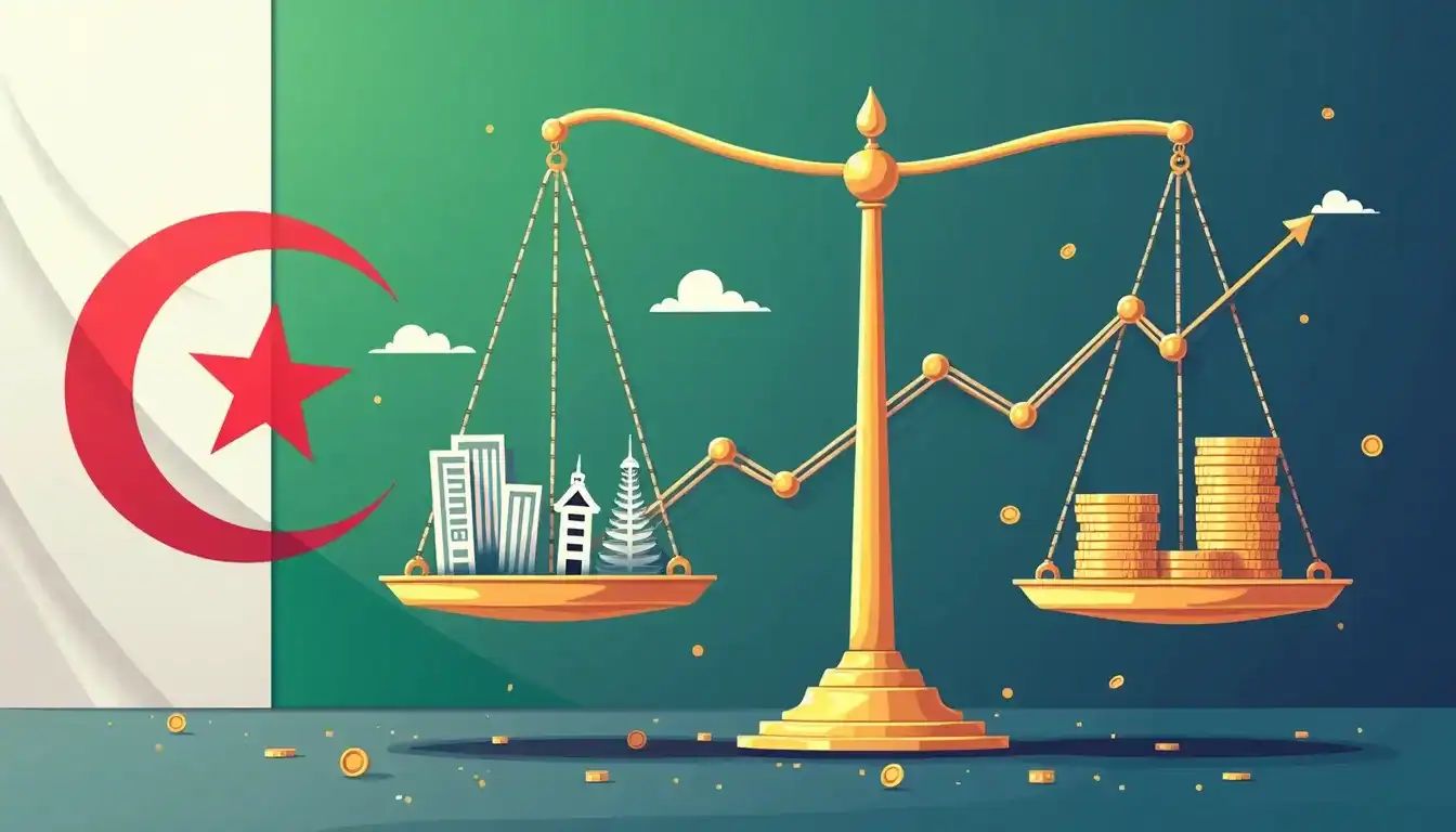 Balance entre développement urbain et investissements financiers en Algérie.