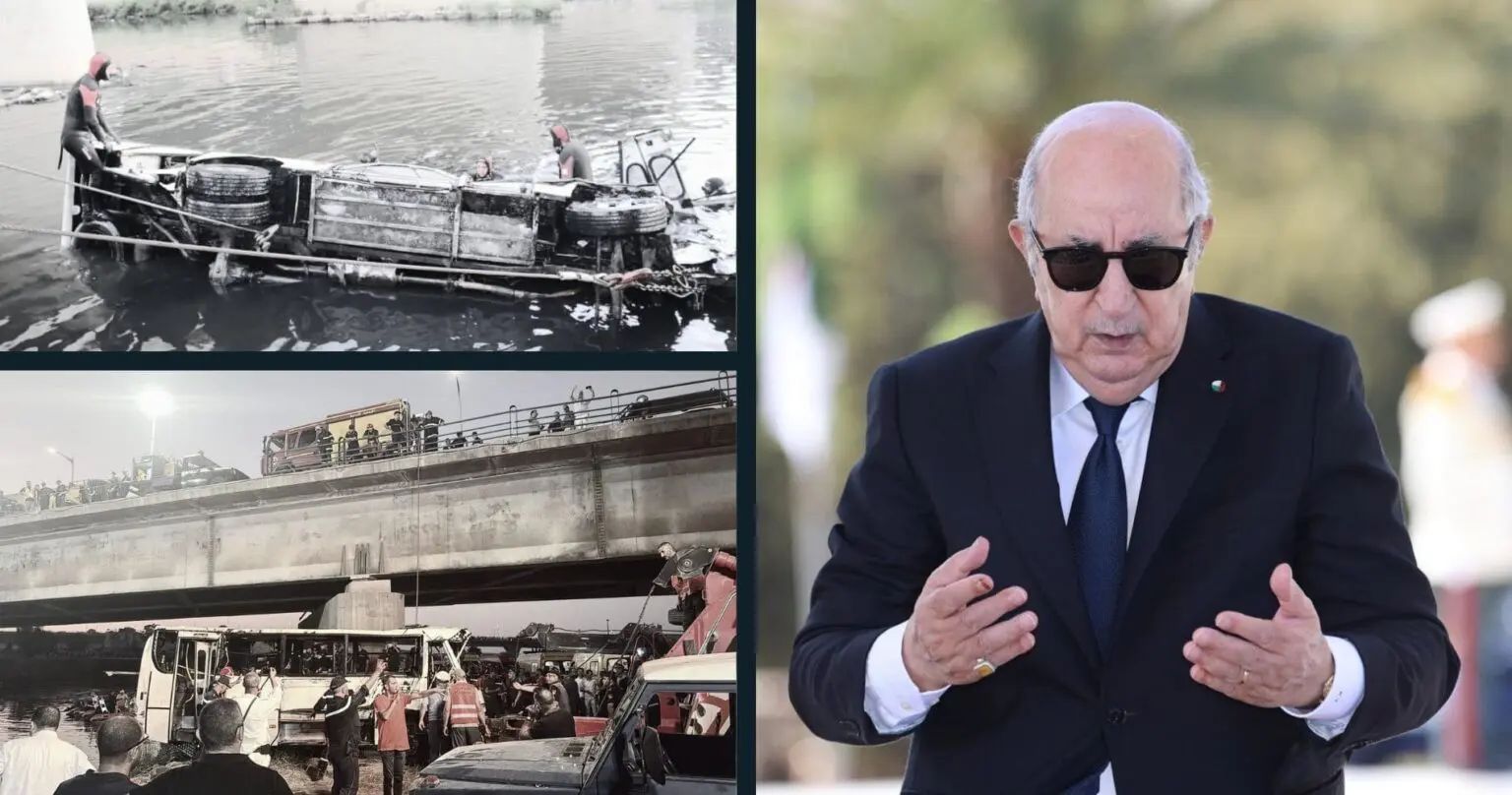 Chute de bus à Oued El Harrach : Abdelmadjid Tebboune décrète un jour de deuil national
