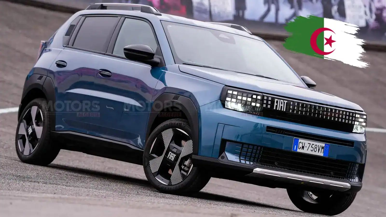 Nouveau Fiat Grande Panda 2025, voiture compacte Stellantis en Algérie.