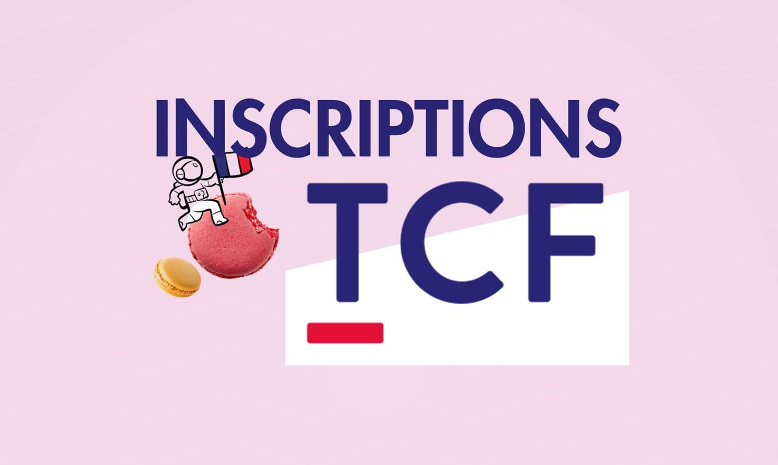 Logo TCF avec un astronaute et la carte de l'Algérie.