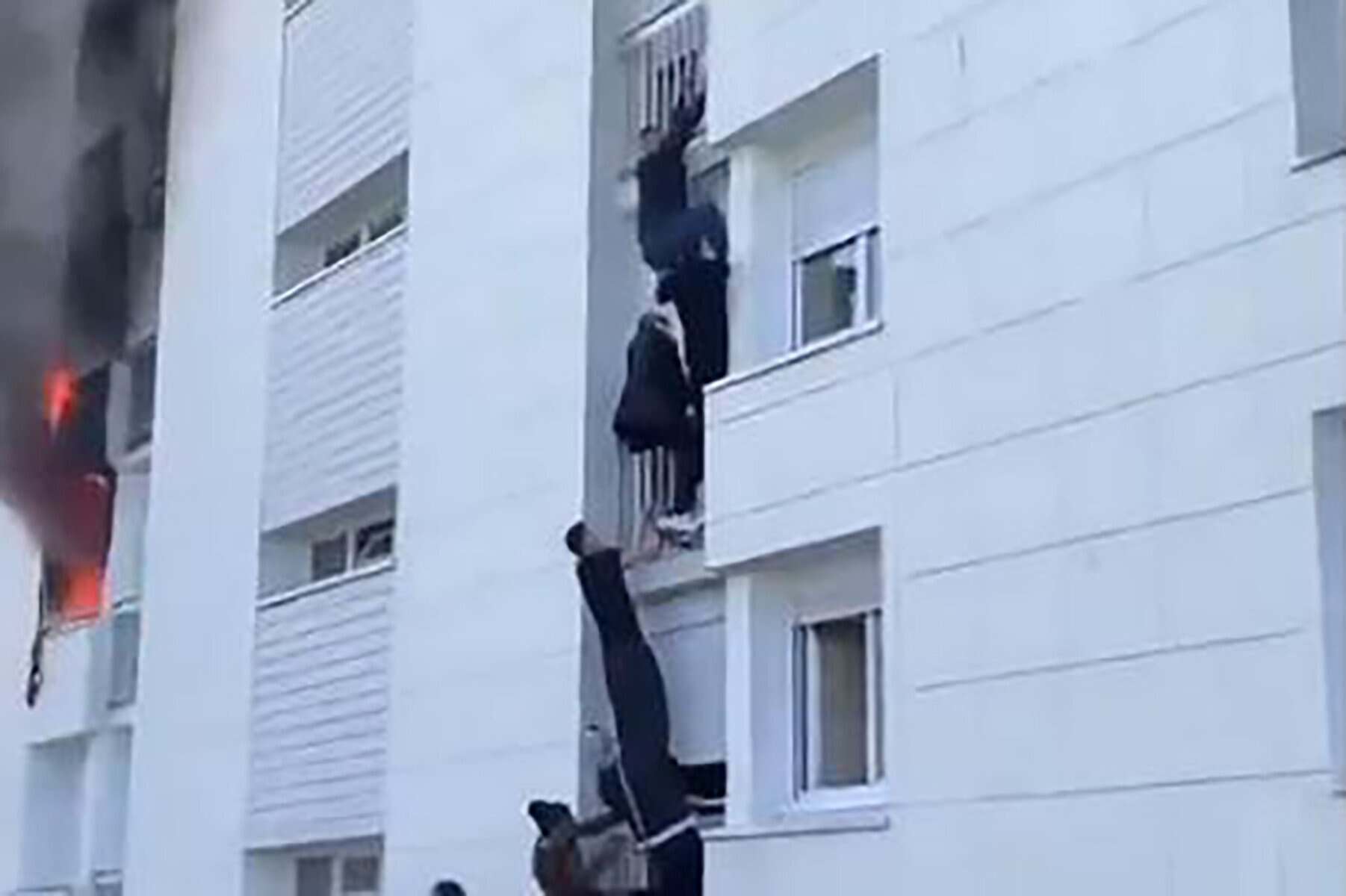 Héros algérien sauve une famille d'un incendie en France.