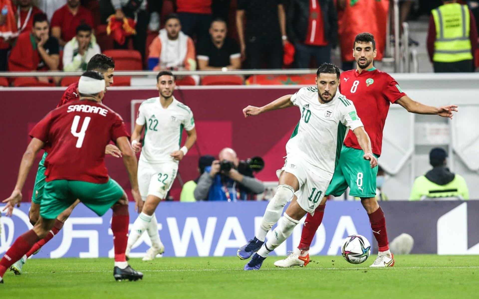 Joueurs algériens et marocains en action lors de la CAN 2025.
