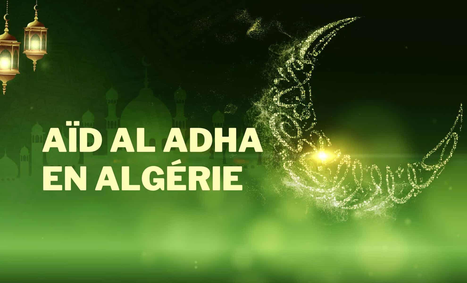 Célèbre croissant de lune pour l'Aïd el-Adha en Algérie.