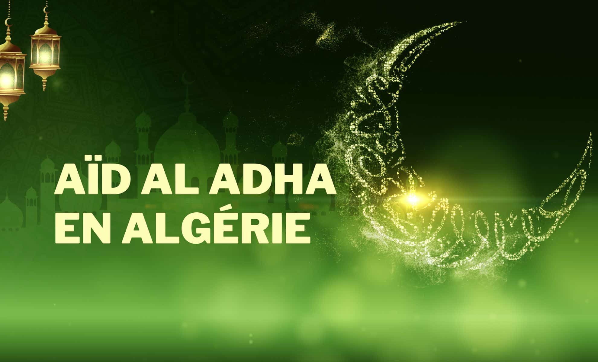Célèbre croissant de lune pour l'Aïd al-Adha en Algérie.