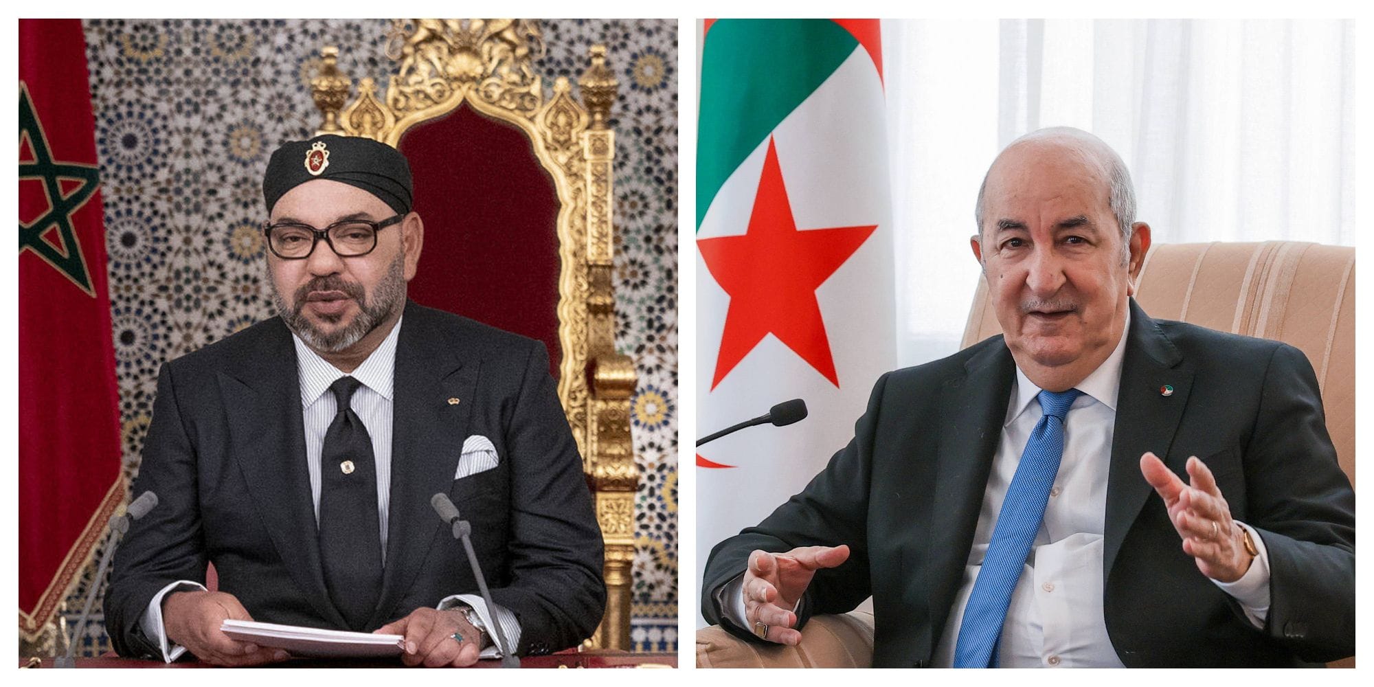 Image de deux dirigeants politiques en discussion officielle.