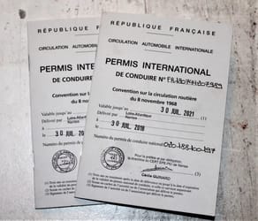 Permis international valable en Algérie, validité jusqu'en 2021.