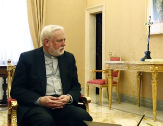 Le président Tebboune lors d'une rencontre officielle au Vatican.