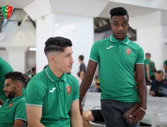Jeunes joueurs du MC Alger en stage en Tunisie pour la préparation.