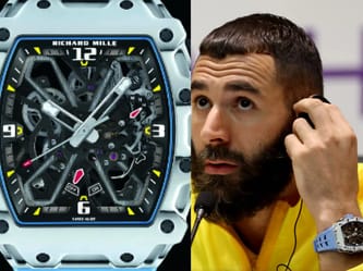 Montre Richard Mille sophistiquée avec mécanisme complexe.