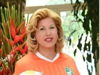 Dominique Ouattara en soutien à la Côte d’Ivoire pour la CAN 2023.