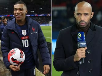 Kylian Mbappé lors d'une interview après un match au Real Madrid.
