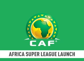 Logo de la CAF pour la Super League africaine.