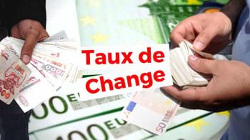 Échange de devises Euro et Dirham pour transactions financières.