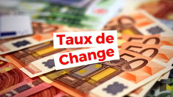 Taux de change entre euro et dirham marocain illustré par des billets.
