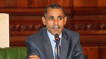 Faycel Tebbini lors d'une audience en justice.
