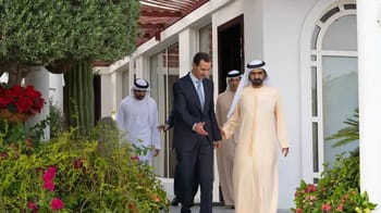 Bachar Al-Assad en visite officielle aux Émirats Arabes Unis.