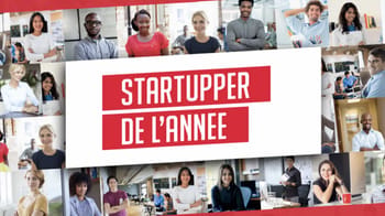 Groupe de jeunes entrepreneurs gagnants du challenge startupper 2022.