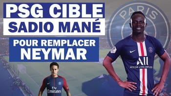 Sadio Mané en maillot du PSG, prêt à rejoindre le club.