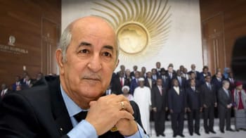 Représentant algérien lors de l'assemblée de l'Union africaine.