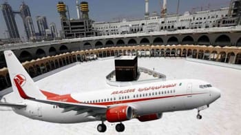 Avion d'Air Algérie prêt pour le Hajj 2022 à Alger.