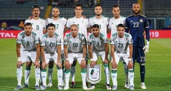 L'équipe d'Algérie lors des CAF Awards 2022.