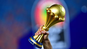 Trophée de la CAN 2025, symbole de compétition africaine de football.