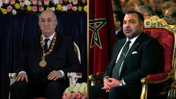 Deux dirigeants africains lors d'une rencontre officielle.