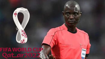 Arbitre en action lors de la Coupe du Monde Qatar 2022.