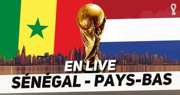 Match en direct entre Sénégal et Pays-Bas pour la Coupe du Monde.